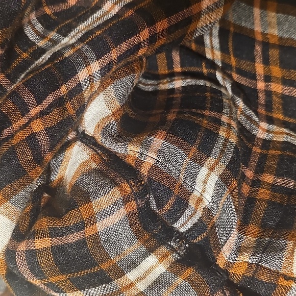 Madewell Plaid Gauze Double Tie Wrap Top Size XS - Picture 12 of 13